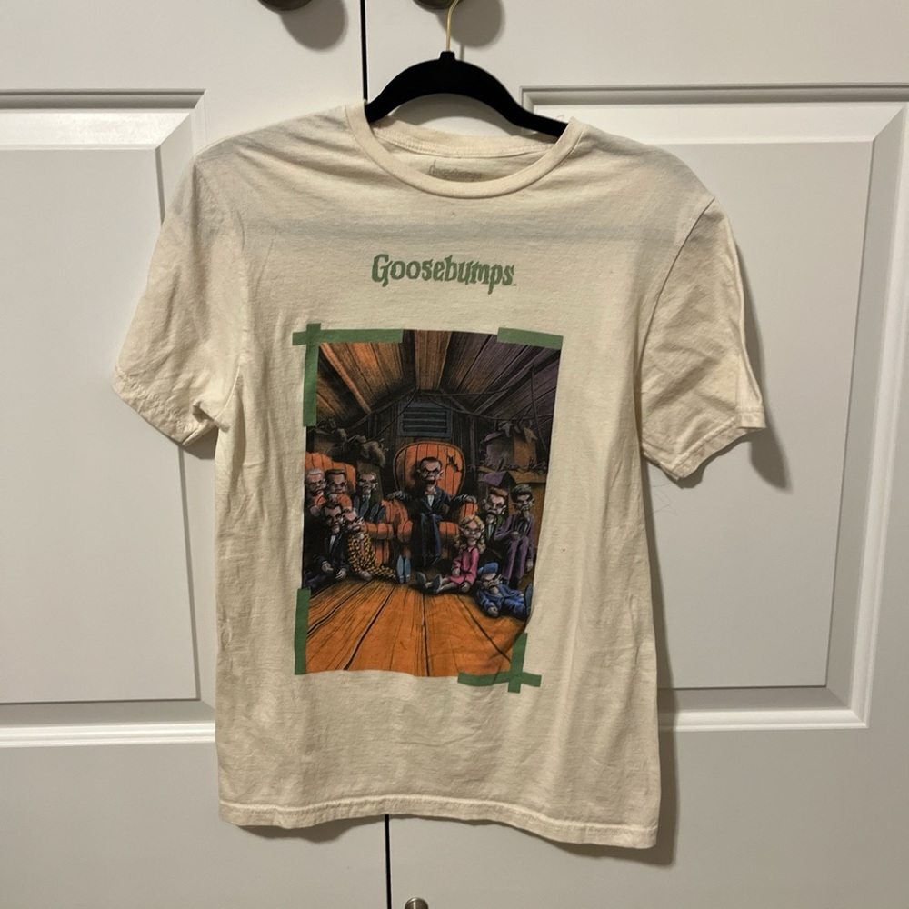 Cream Goosebumps Slappy Tee